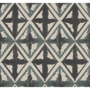 Diamond Block Charcoal by Winfield Thybony Wallcovering