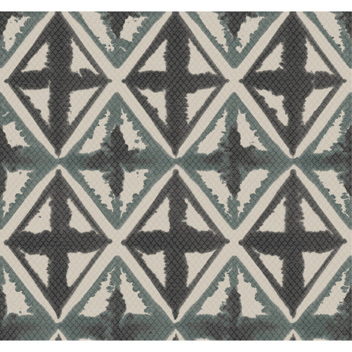 Diamond Block Charcoal by Winfield Thybony Wallcovering WINFIELD THYBONY NON WOVEN - 100% United States - Horizontal: - and Vertical: 25.25 27 - Fabric Carolina -