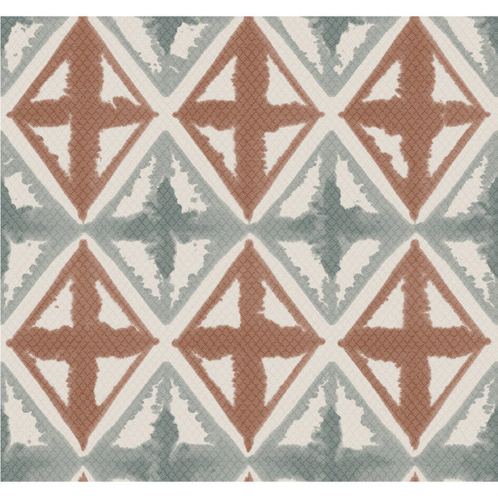 Diamond Block Coral Grey by Winfield Thybony Designer Wallcovering WINFIELD THYBONY NON WOVEN - 100% United States - Horizontal: - and Vertical: 25.25 27 - Swanky Fabrics -