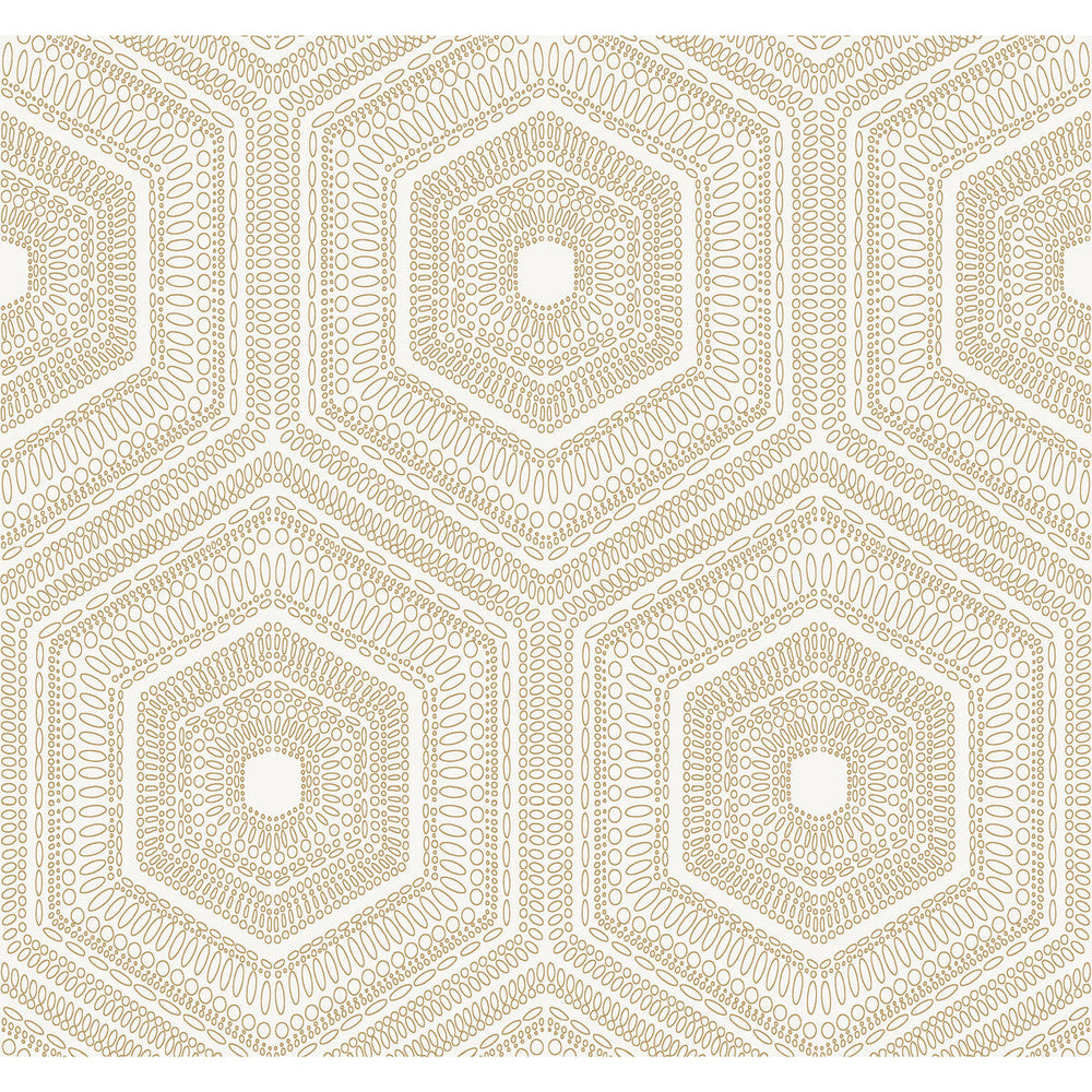 Concentric Groove Champagne by Winfield Thybony Designer Wallcovering WINFIELD THYBONY NON WOVEN - 100% United States - Horizontal: - and Vertical: 12.625 27 - Swanky Fabrics -