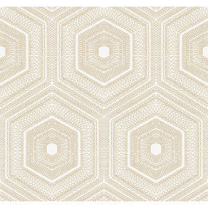 Concentric Groove Champagne by Winfield Thybony Wallcovering