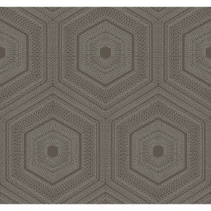 Concentric Groove Chocolate by Winfield Thybony Wallcovering