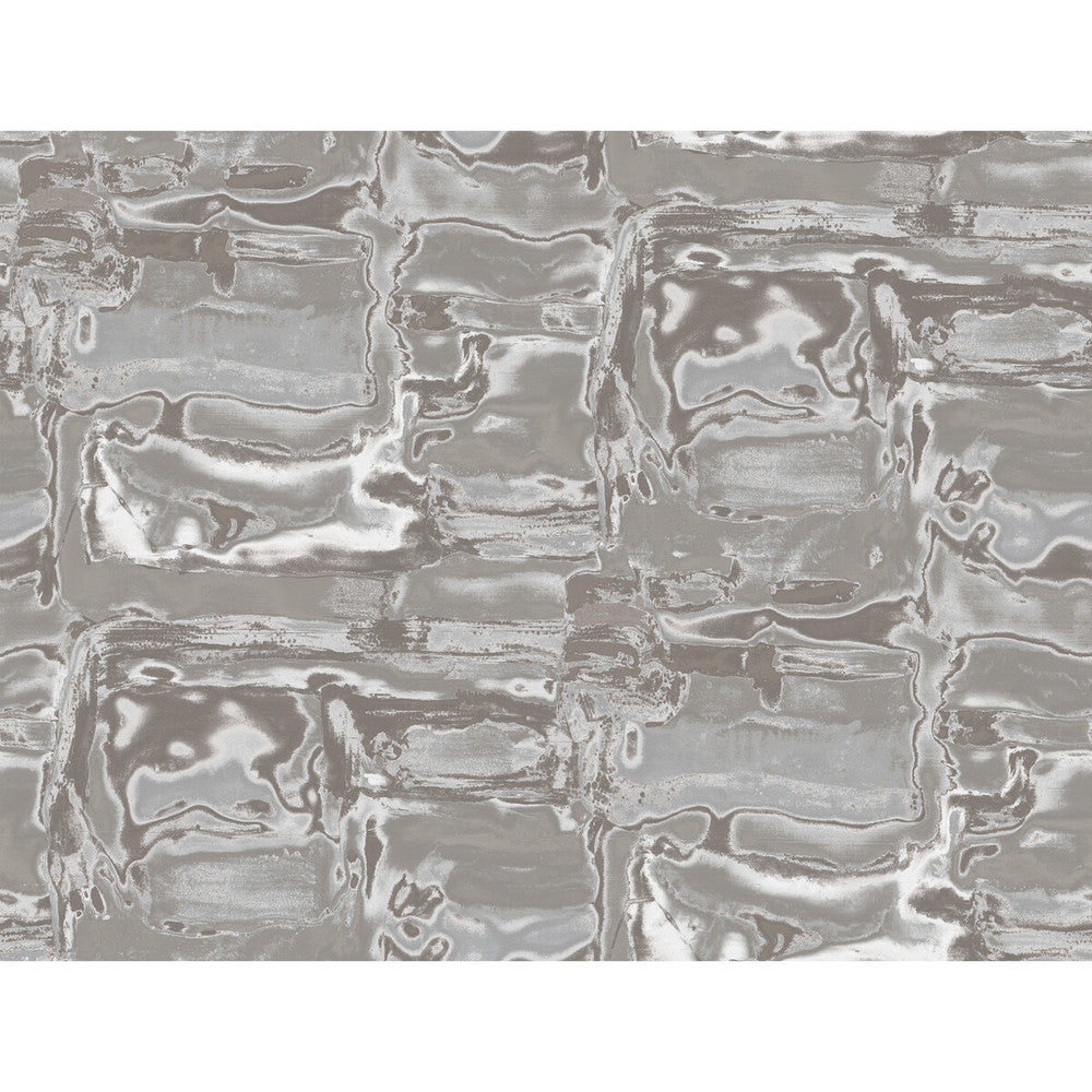 On The Rocks Taupe Grey by Winfield Thybony Wallcovering WINFIELD THYBONY MYLAR ON NON WOVEN - 100% United States - Horizontal: - and Vertical: 38.375 54 - Fabric Carolina -