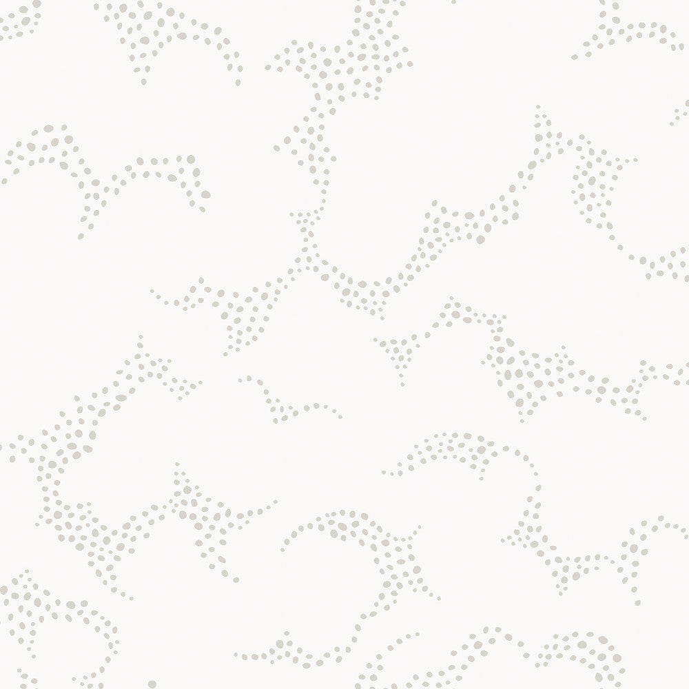 Himmel Grey Abstract Dots Wallpaper by Wall Vision Wonderland Covers about 57.8 square feet 21-in by 33-ft long roll Unpasted 21 - Fabric Carolina -
