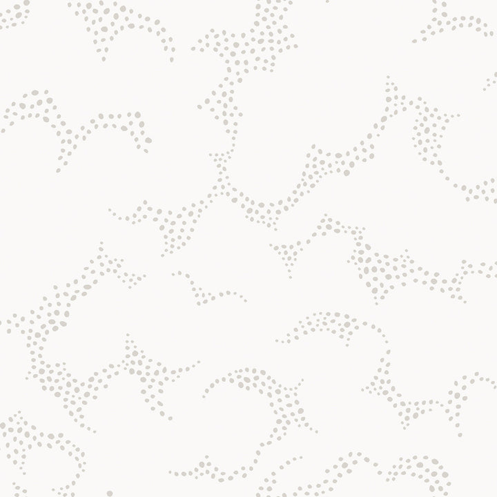 Himmel Grey Abstract Dots Wallpaper by Wall Vision Wonderland Covers about 57.8 square feet 21-in by 33-ft long roll Unpasted 21 - Fabric Carolina -