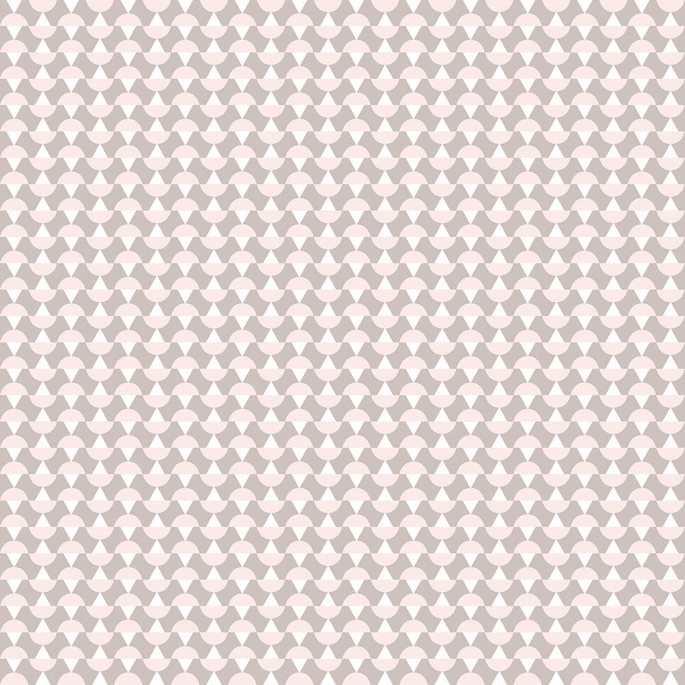 Arne Blush Geometric Wallpaper by Wall Vision Scandinavian Designers II Covers about 57.8 square feet 21-in by 33-ft long roll Unpasted 0.79 - Fabric Carolina -