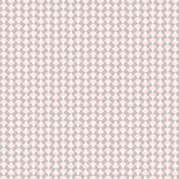 Arne Blush Geometric Wallpaper by Wall Vision Scandinavian Designers II Covers about 57.8 square feet 21-in by 33-ft long roll Unpasted 0.79 - Fabric Carolina -