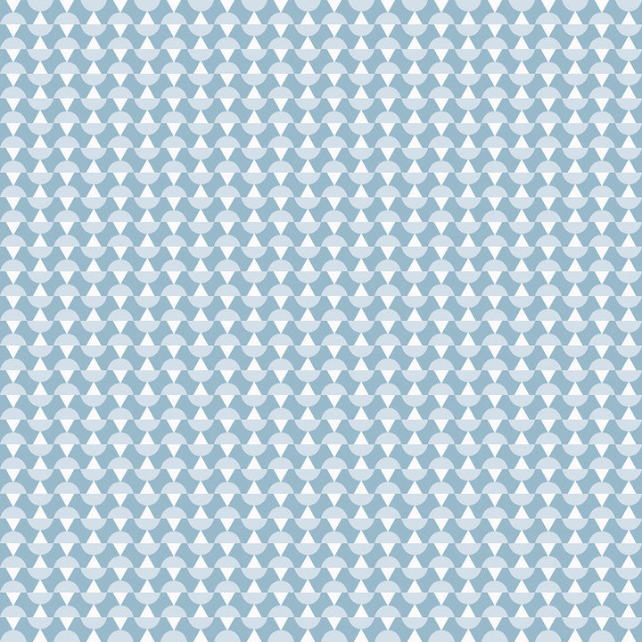 Arne Blue Geometric Wallpaper by Wall Vision Scandinavian Designers II Covers about 57.8 square feet 21-in by 33-ft long roll Unpasted 0.79 - Fabric Carolina -