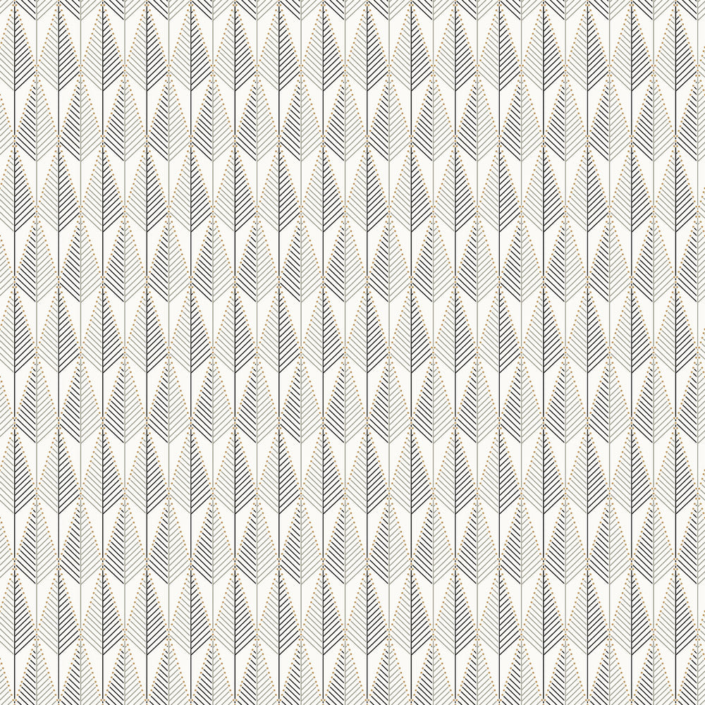 Padma Grey Geometric Texture Wallpaper by Eco Wallpaper Wall Vision Covers about 57.5 square feet 20.9-in by 33-ft long roll Unpasted 4.2 - Fabric Carolina -