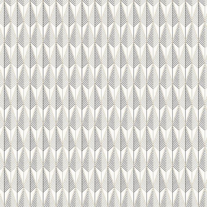 Padma Grey Geometric Texture Wallpaper by Eco Wallpaper Wall Vision Covers about 57.5 square feet 20.9-in by 33-ft long roll Unpasted 4.2 - Fabric Carolina -