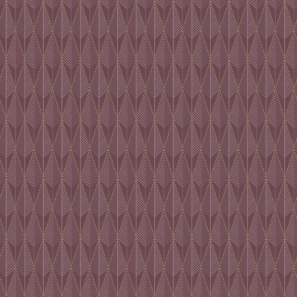 Padma Purple Geometric Texture Wallpaper by Eco Wallpaper Wall Vision Covers about 57.5 square feet 20.9-in by 33-ft long roll Unpasted 4.2 - Fabric Carolina -