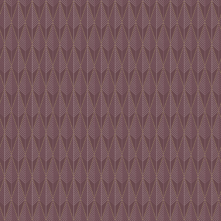 Padma Purple Geometric Texture Wallpaper by Eco Wallpaper Wall Vision Covers about 57.5 square feet 20.9-in by 33-ft long roll Unpasted 4.2 - Fabric Carolina -