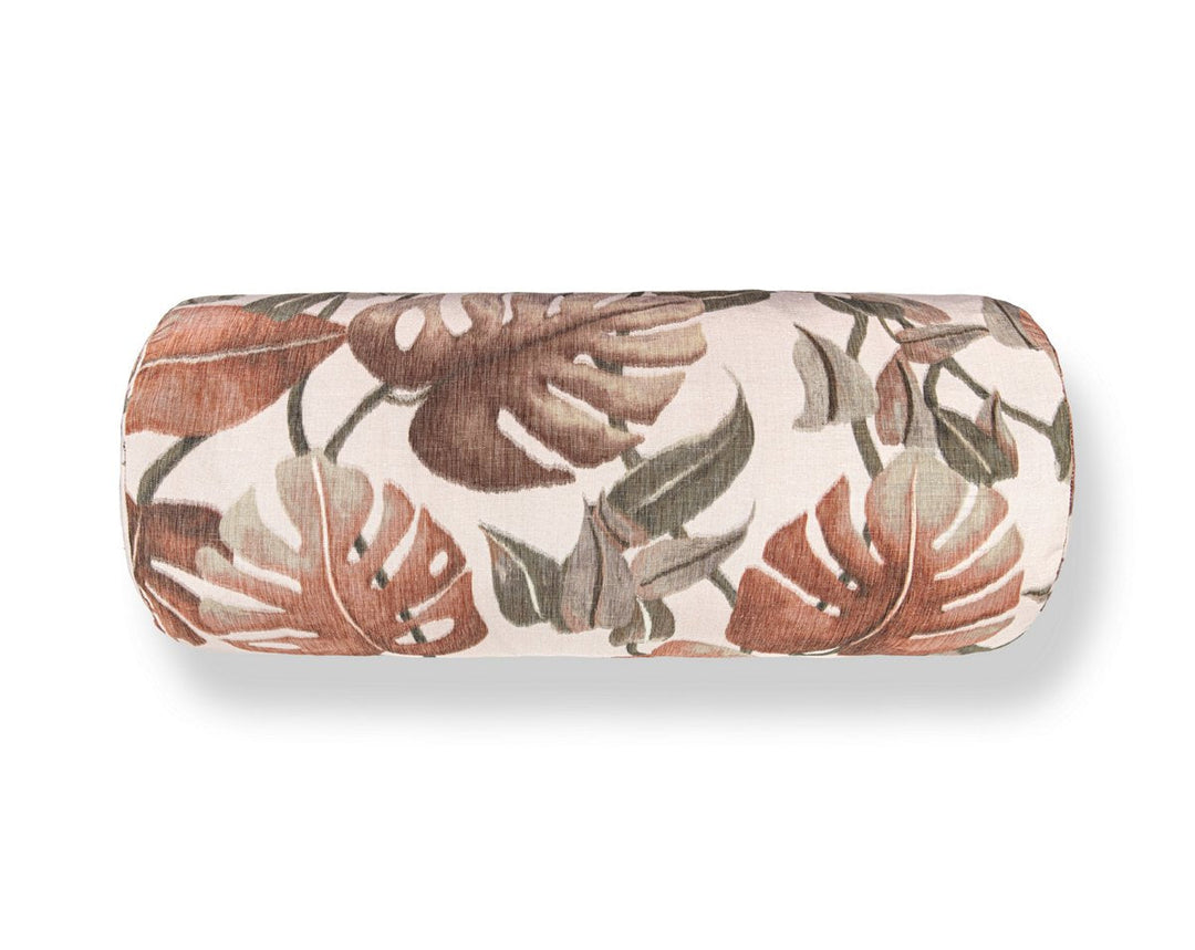 Rainforest Warp Print Pillow 21 X 7 - Terra Cotta WWBADK166590003 by Scalamandre Designer Pillow