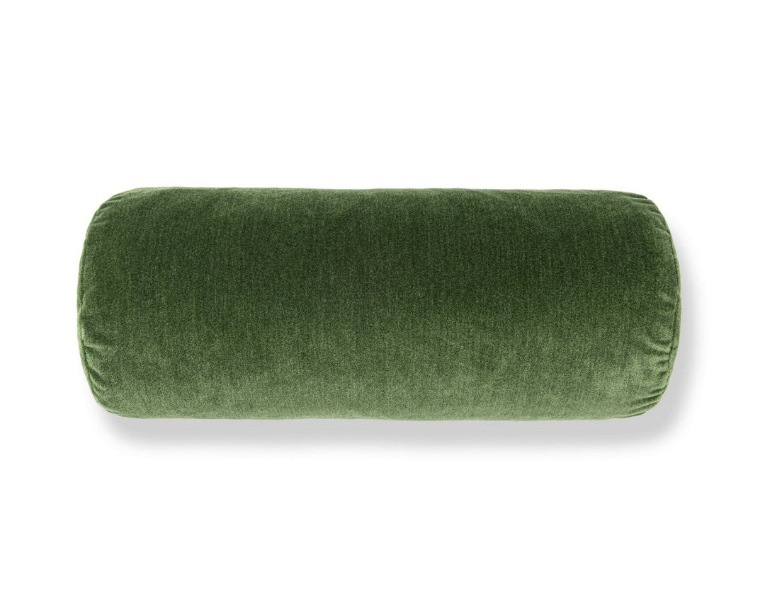 Tudor Velvet Pillow 21 X 7 - Bottle Green WWBADK273420008 by Scalamandre Designer Pillow
