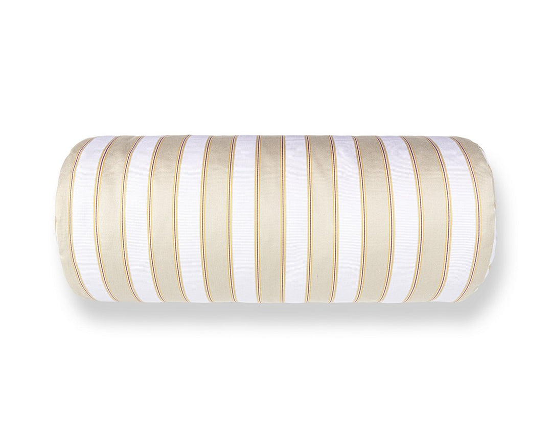 Piano Stripe Pillow 21 X 7 - Flax WWBADK273450001 by Scalamandre Designer Pillow