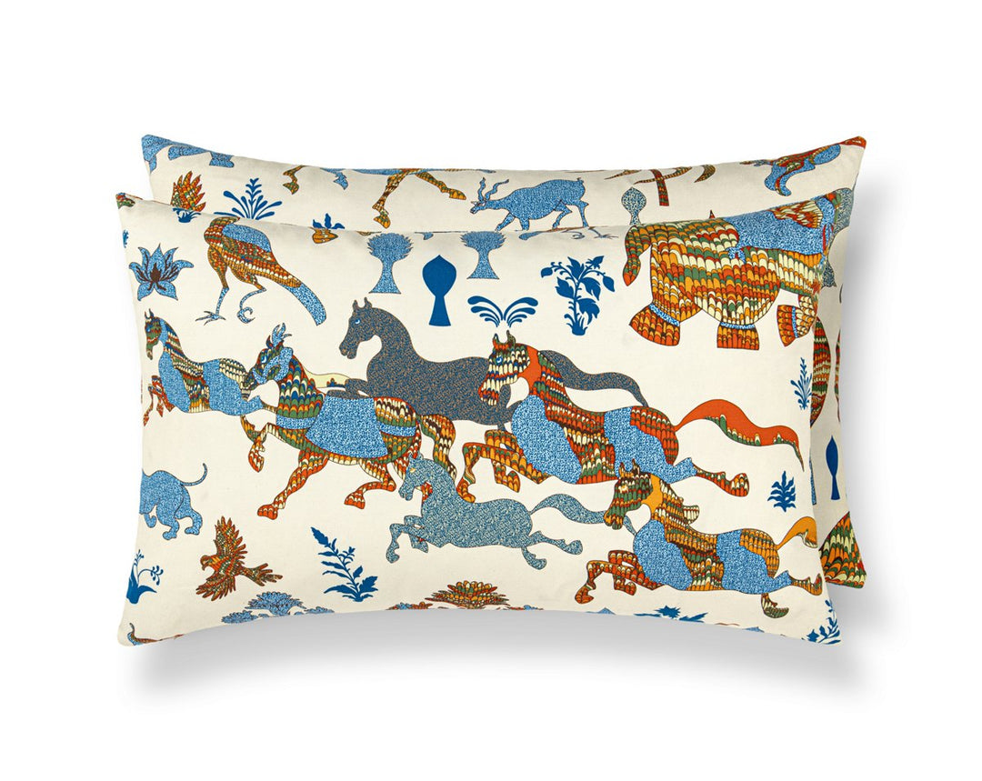 Legends Pillow 22 X 14 - Tropical Blue WWLBDK166620003 by Scalamandre Designer Pillow