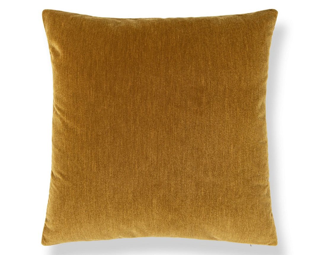 Tudor Velvet Pillow 22 X 22 - Bourbon WWSDDK273420005 by Scalamandre Designer Pillow