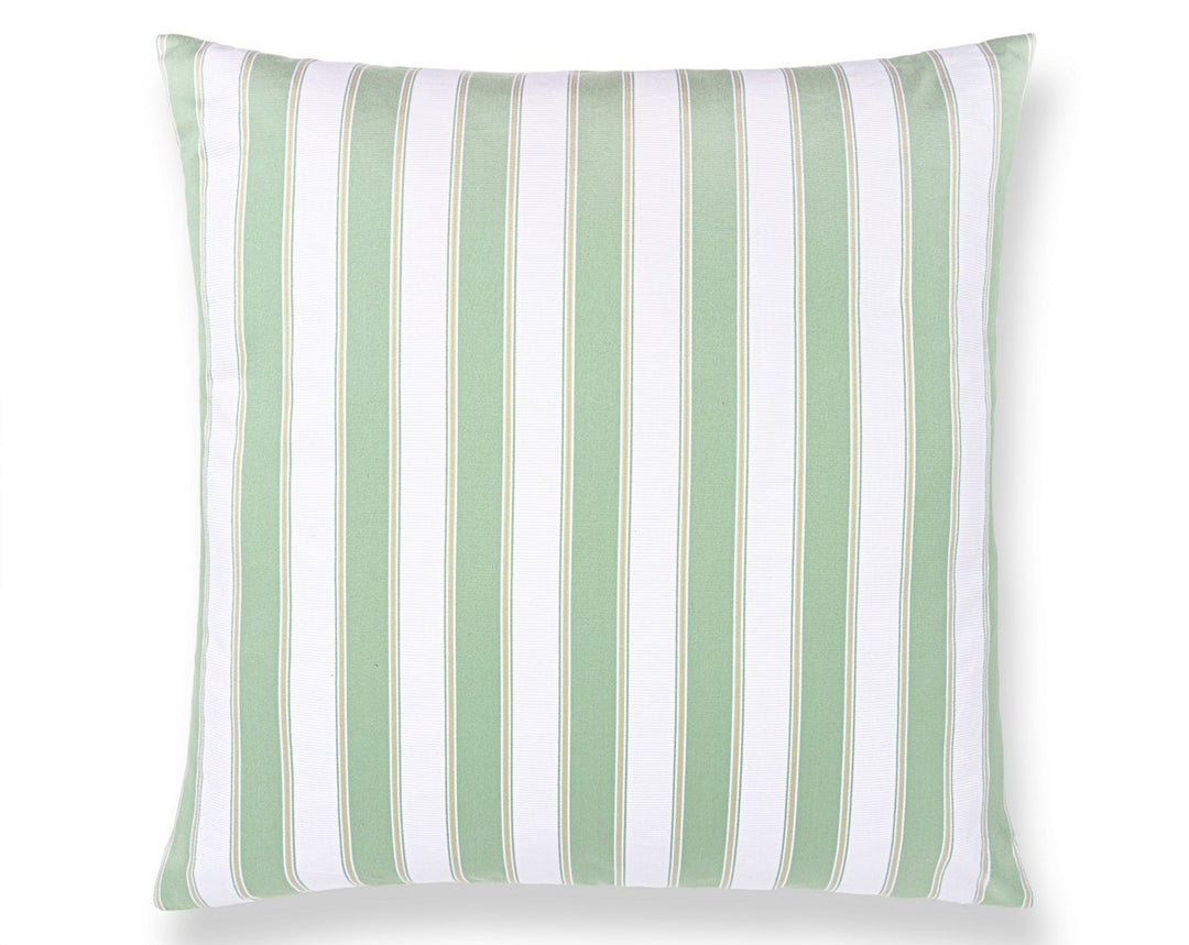 Piano Stripe Pillow 22 X 22 - Endive WWSDDK273450004 by Scalamandre Designer Pillow