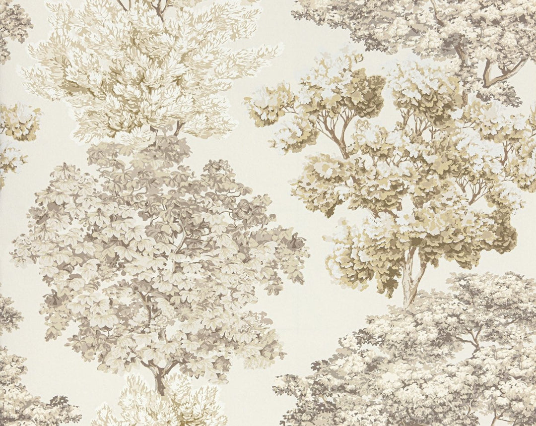 Central Park Wallcovering Flax WWWP88583D0004 by Old World Weavers Designer Wallpaper