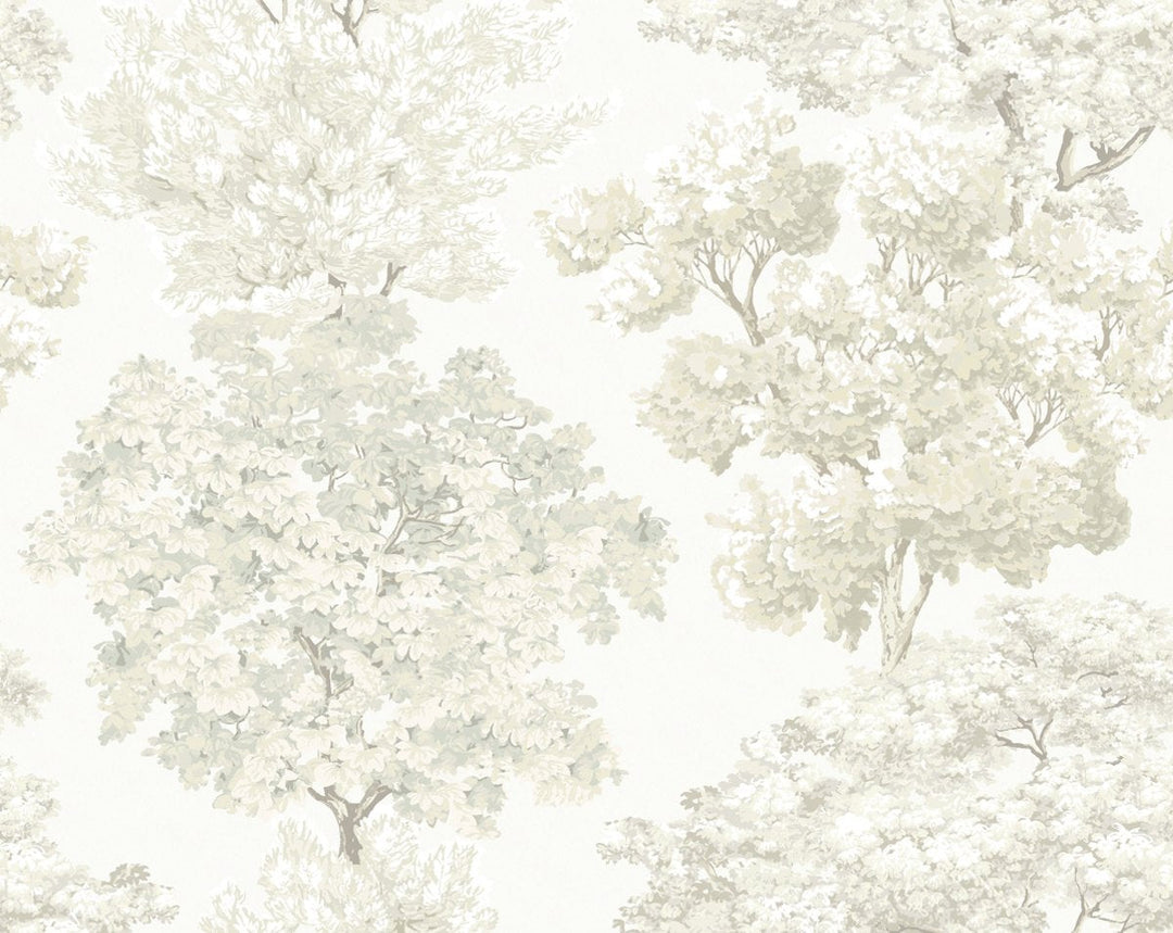 Central Park Wallcovering Ivory WWWP88583D0005 by Old World Weavers Designer Wallpaper
