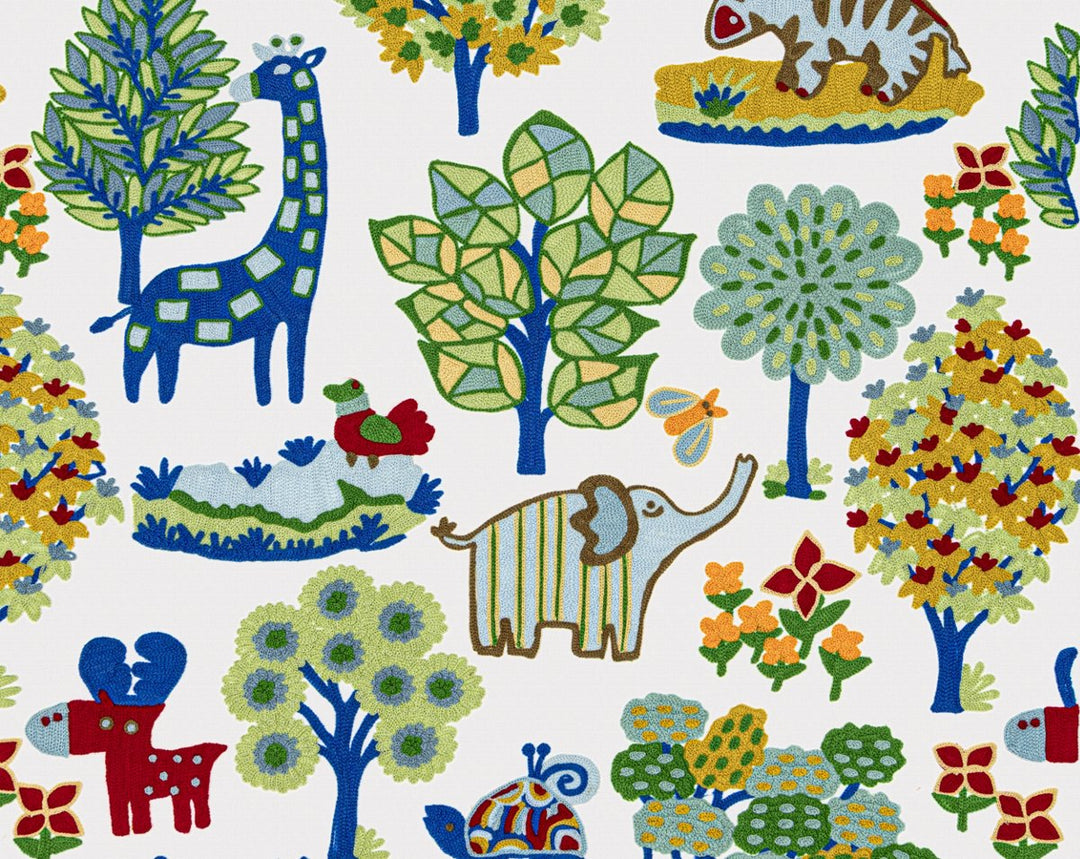 Nursery Crewel Primaries WW273370001 by Old World Weavers Designer Fabric