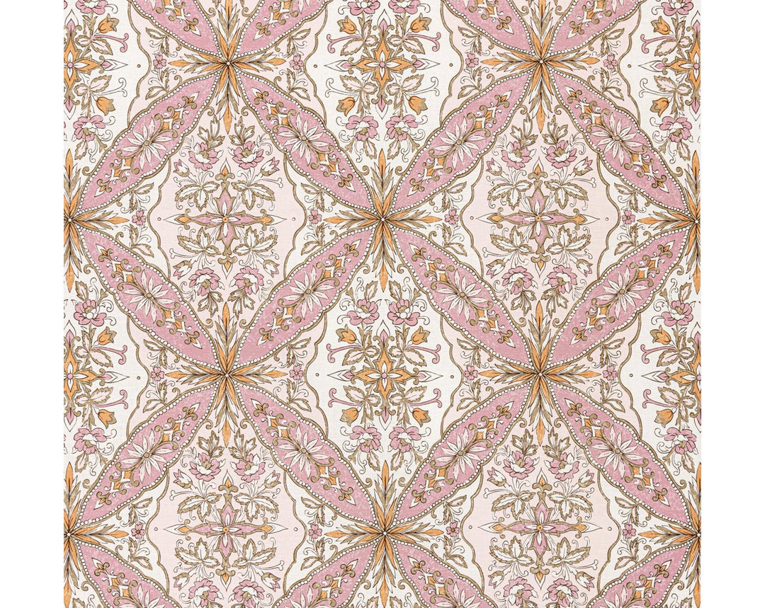 Provence Petal Pink WW166640003 by Old World Weavers Designer Fabric