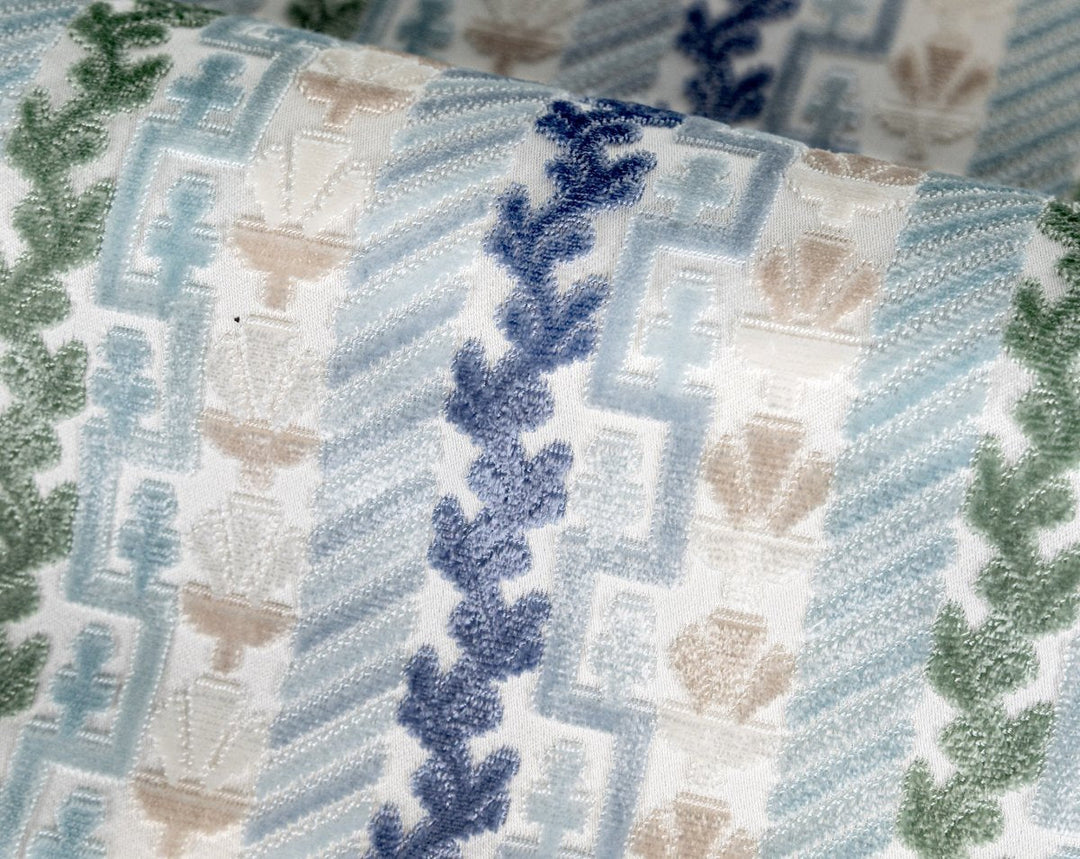 Villelaure Blue Bird WW273400003 by Old World Weavers Designer Fabric