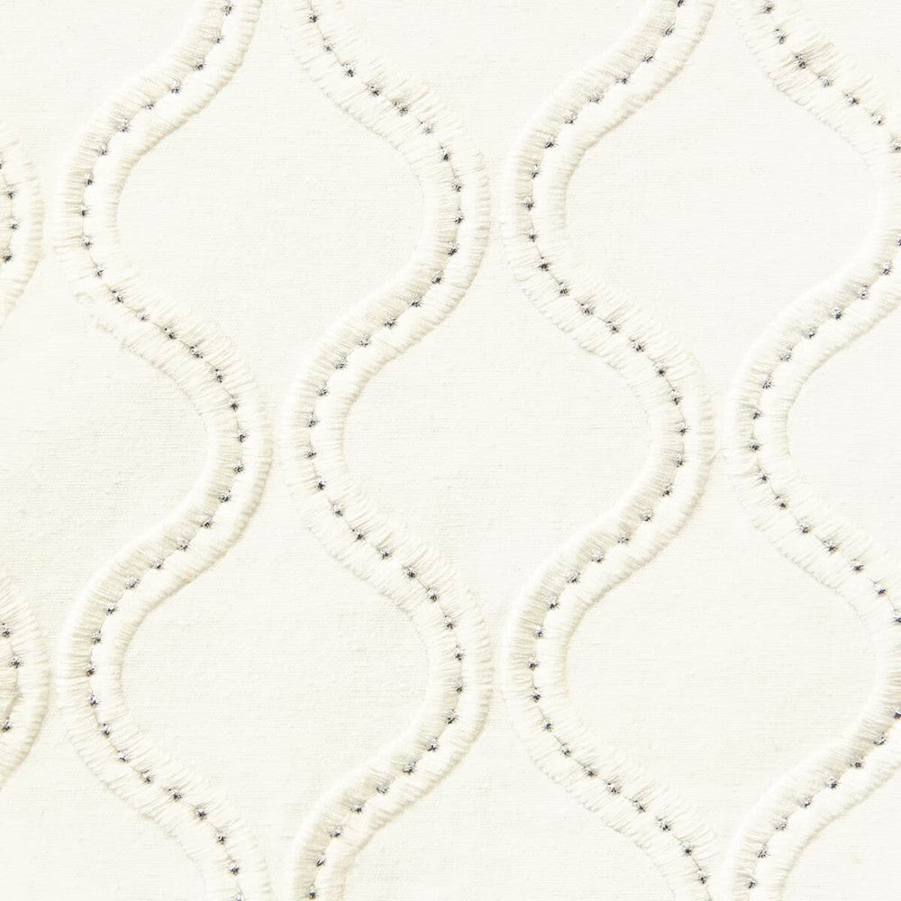 Wylie 3 Eggshell by Stout Fabric RAINBOW LIBRARY PEARL/PARCHMENT 85%COT 15%POL %BEMB INDIA </p><p>Repeat: 4 52 in - Fabric Carolina -
