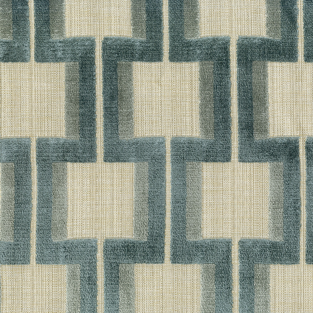 Amalia 302 Seaglass by ABBEYSHEA Fabric 58% Rayon, 42% Polyester China 130,000 Double Rubs (Wyzenbeek) </p><p>Repeat: Horizontal: 13.5 in. (34.29 cm) Up the Roll and Vertical: 13.5 in. (34.29 cm) Across the Roll 55" (140 cm) - Fabric Carolina -