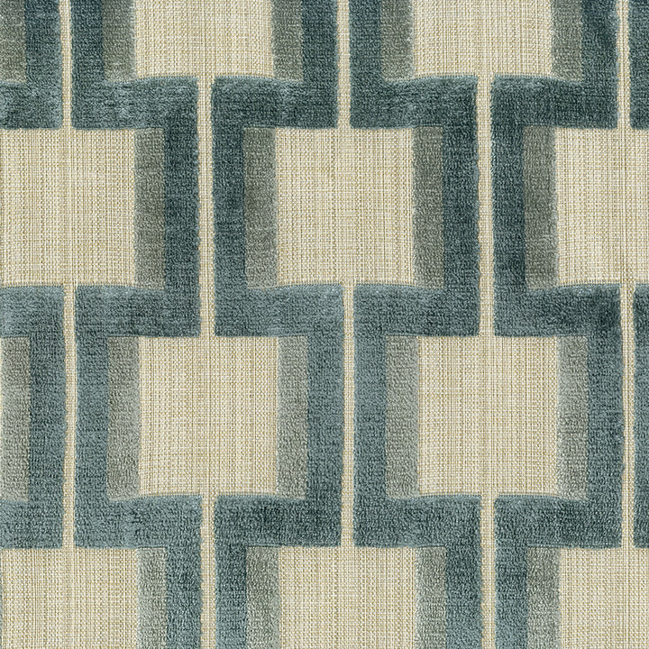 Amalia 302 Seaglass by ABBEYSHEA Fabric 58% Rayon, 42% Polyester China 130,000 Double Rubs (Wyzenbeek) </p><p>Repeat: Horizontal: 13.5 in. (34.29 cm) Up the Roll and Vertical: 13.5 in. (34.29 cm) Across the Roll 55" (140 cm) - Fabric Carolina -