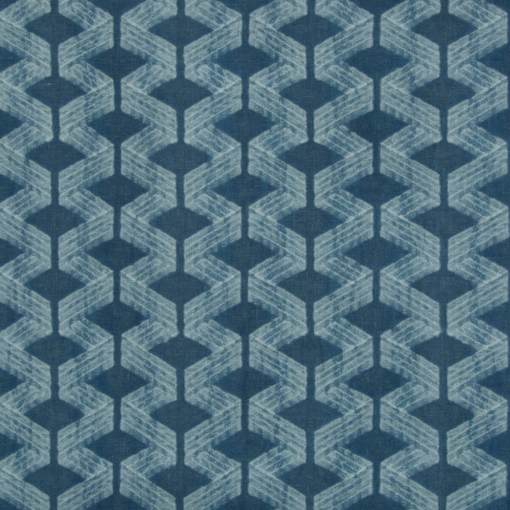 Wynola Indigo by Kravet Design Fabric JEFFREY ALAN MARKS OCEANVIEW LINEN - 100% India MEDIUM Horizontal: 4.05 and Vertical: 1.96 53.5 - Fabric Carolina -