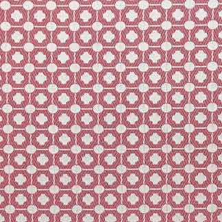 Wanna Be Razzberry 7832811008 by Carole Fabric Exclusive Bachelorette 53% Cotton, 47% Egyptian Mercerized Cott WOVEN IN USA H: 3 2/5"V, 3 3/10"H  57" Minimum (See sample for specifics) - Fabric Carolina - Carole Exclusive