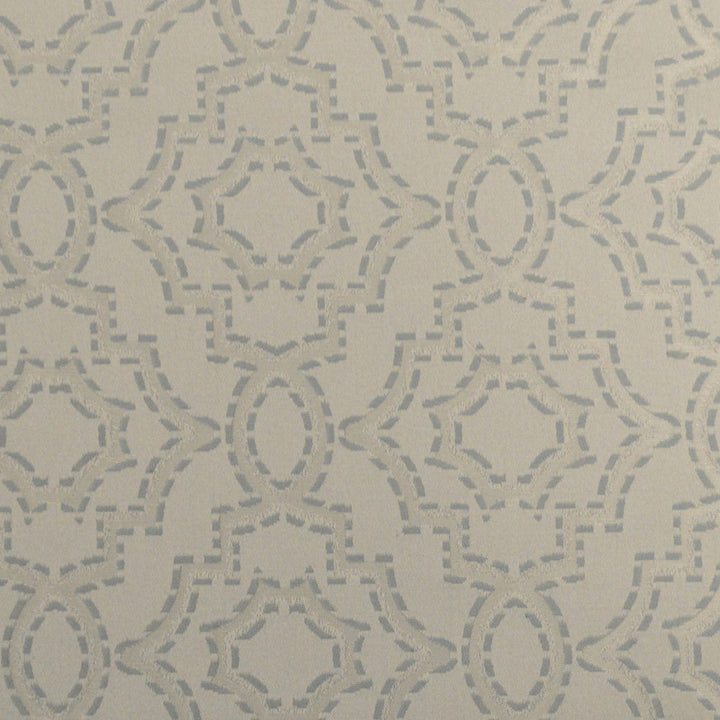 Windsor C Glacier by Europatex Designer Fabric Windsor 64% Polyester, 36% Cotton 4.52" H, 4.42" V 54.00 inches - Swanky Fabrics -