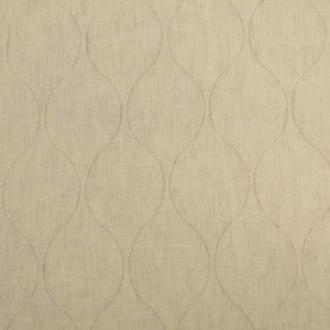 Coastal Wineglass Coconut by Europatex Fabric