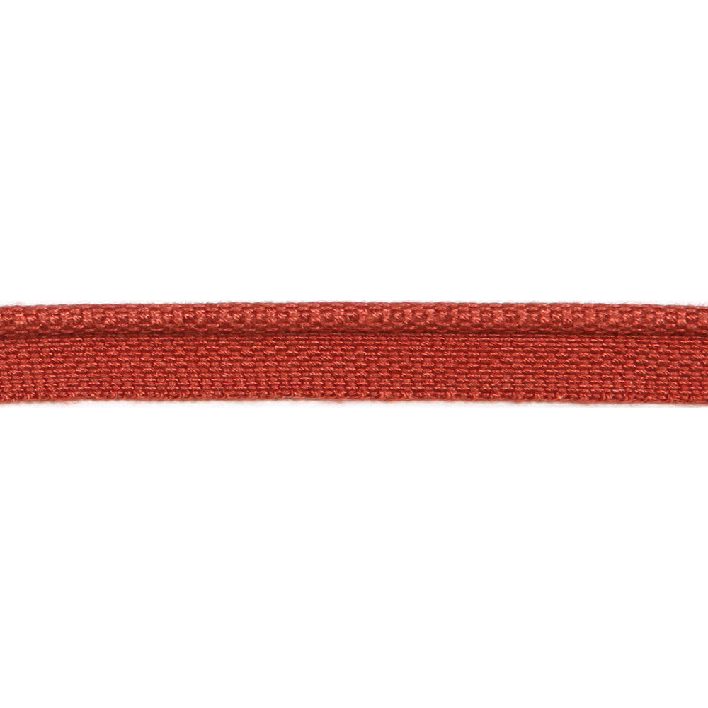 Versailles 1/8" Piping Woven Lip Cord Brique by Europatex Fabric Versailles 64% Rayon, 36% Cotton 0.13 inches - Fabric Carolina -