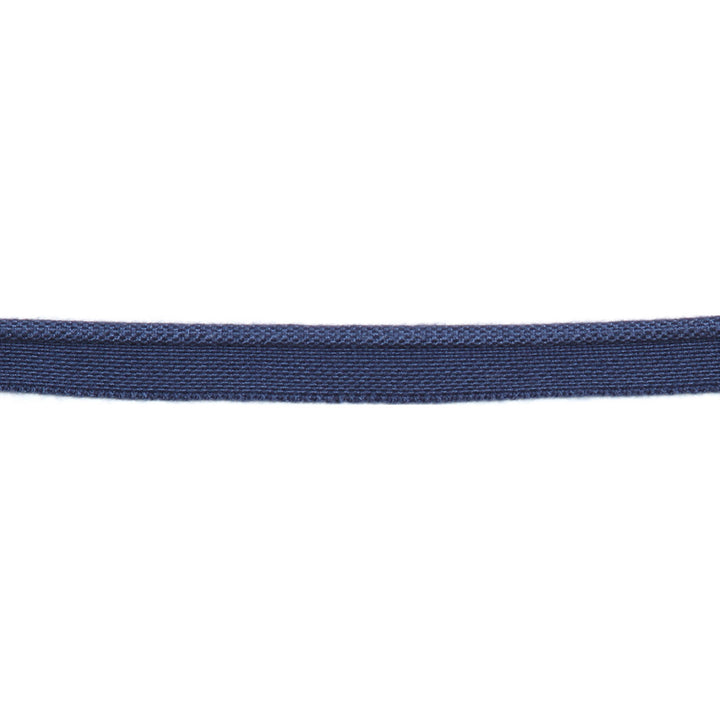 Versailles 1/8" Piping Woven Lip Cord Navy by Europatex Fabric Versailles 64% Rayon, 36% Cotton 0.13 inches - Fabric Carolina -