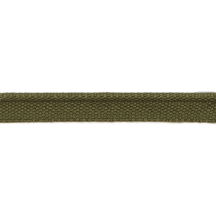 Versailles 1/8" Piping Woven Lip Cord Olive by Europatex Fabric Versailles 64% Rayon, 36% Cotton 0.13 inches - Fabric Carolina -