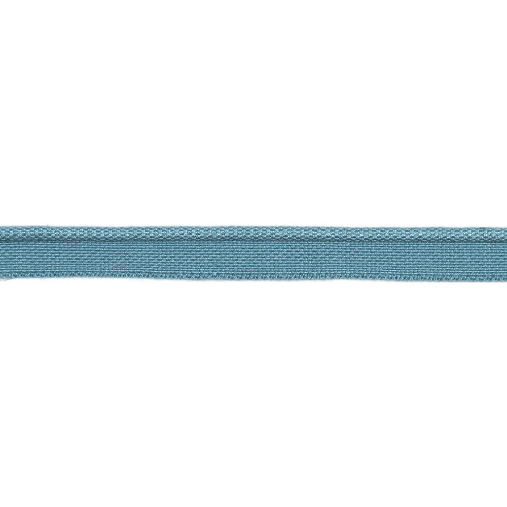 Versailles 1/8" Piping Woven Lip Cord Teal by Europatex Fabric Versailles 64% Rayon, 36% Cotton 0.13 inches - Fabric Carolina -