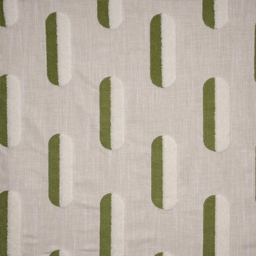 Ximena # 347 Matcha by Maxwell Designer Fabric Color Theory-Vol.Viii Rosemary 45% ACRYLIC
38% COTTON
14% POLYESTER
3% LINEN EMB. - 100% ACRYLIC INDIA V-6.5" H-7.5" 54"EMB.52" - Swanky Fabrics -