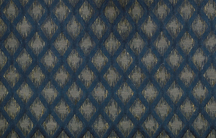 Xavier Denim by Norbar Designer Fabric 43% POLYESTER 32% LINEN CHINA 2"V 1 1/2"H 57 - Swanky Fabrics -