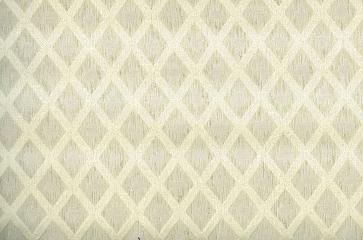 Xavier Ivory by Norbar Designer Fabric PARAMOUNT 43% POLYESTER 32% LINEN CHINA 2"V 1 1/2"H 57 - Swanky Fabrics -