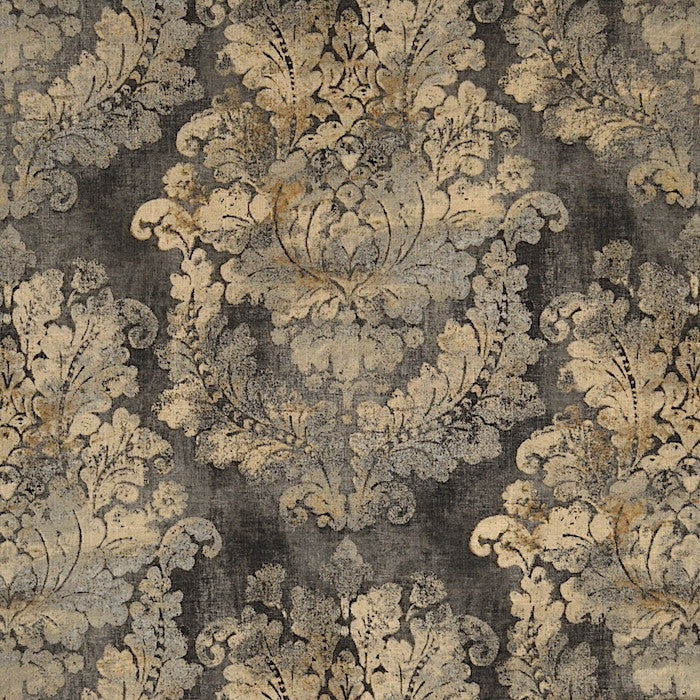 Xylon Charcoal by Magnolia Fabric - 55Lin/45Ray Korea 12000 Horizontal: 27 and Vertical: 25.25 54" - Fabric Carolina -