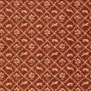 Santini Red by Old World Weavers Fabric