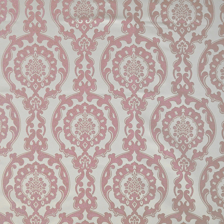 Yolanda # 304 Morganite by Maxwell Fabric COLOR THEORY-VOL.II FULL BLOOM 100% POLYESTER INDIA See sample </p><p>Repeat: Horizontal: 13.6" and Vertical: 15.9" 54" - Fabric Carolina -