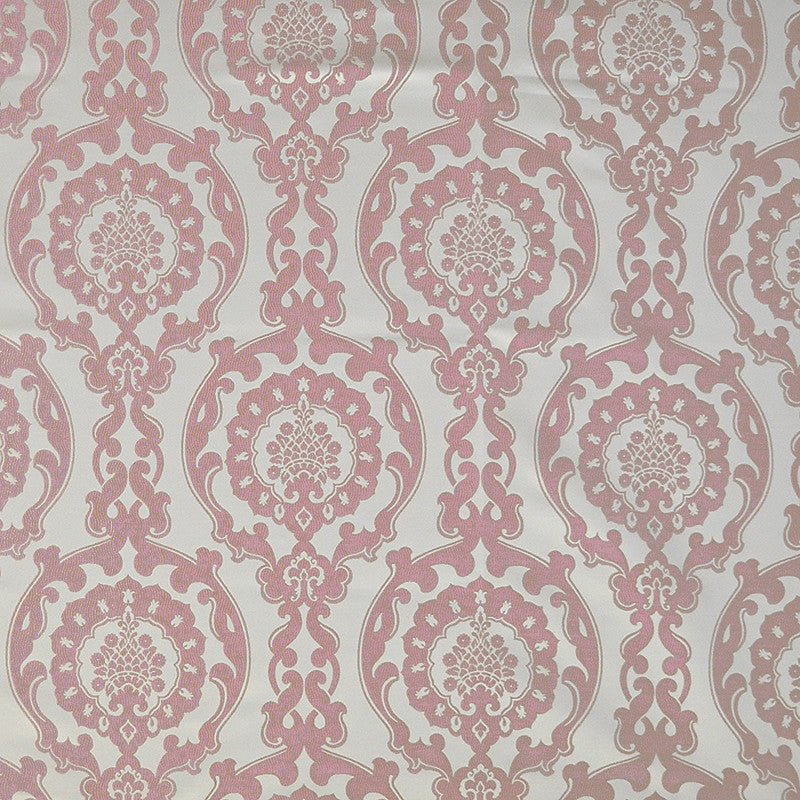 Yolanda # 304 Morganite by Maxwell Fabric COLOR THEORY-VOL.II FULL BLOOM 100% POLYESTER INDIA See sample </p><p>Repeat: Horizontal: 13.6" and Vertical: 15.9" 54" - Fabric Carolina -