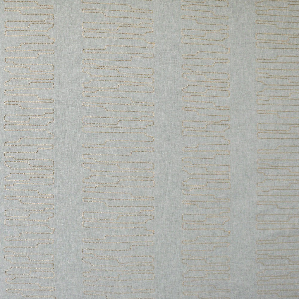 Yori # 208 Greenstone by Maxwell Fabric COLOR THEORY-VOL.III BAY BREEZE 65% POLYESTER 26% COTTON
9% LINEN - INDIA </p><p>Repeat: Horizontal: H-18 and Vertical: V-18.5 54"EMB.51" - Fabric Carolina -