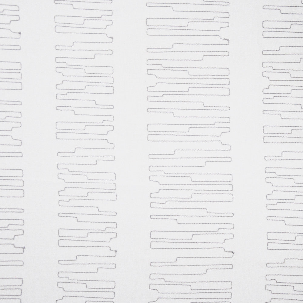Yori # 438 Silver String by Maxwell Fabric COLOR THEORY-VOL.III LONDON FOG 65% POLYESTER 26% COTTON
9% LINEN - INDIA </p><p>Repeat: Horizontal: H-18 and Vertical: V-18.5 54"EMB.51" - Fabric Carolina -