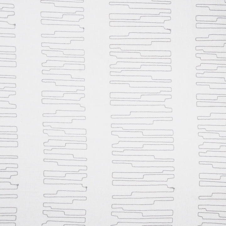Yori # 438 Silver String by Maxwell Fabric COLOR THEORY-VOL.III LONDON FOG 65% POLYESTER 26% COTTON
9% LINEN - INDIA </p><p>Repeat: Horizontal: H-18 and Vertical: V-18.5 54"EMB.51" - Fabric Carolina -
