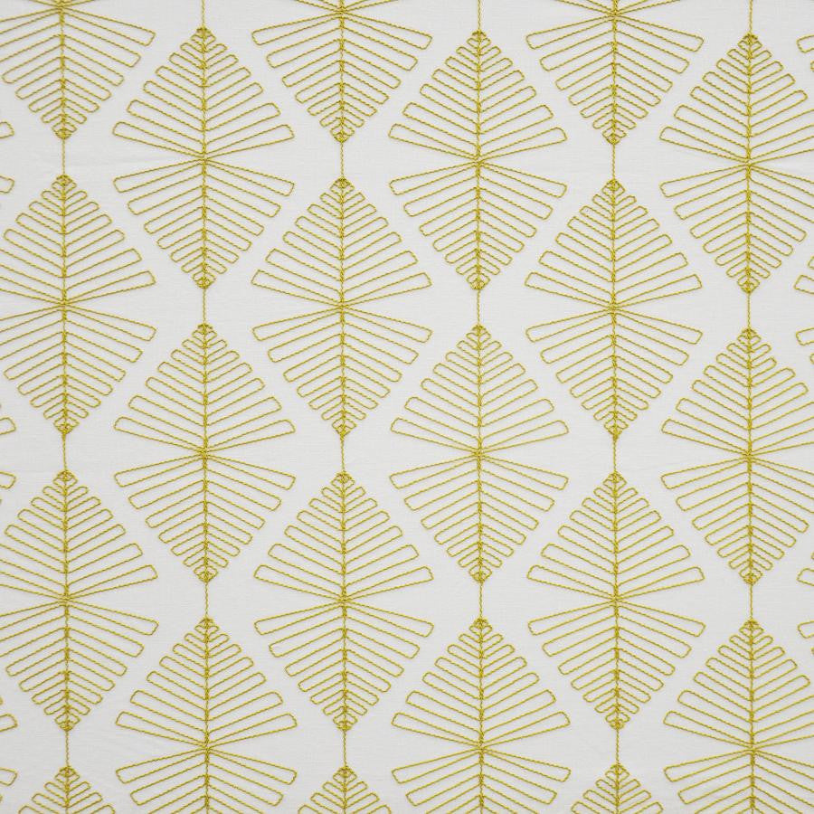 Yucca # 426 Starfruit by Maxwell Fabric COLOR WAVES-NEAPOLITAN 74% POLYESTER/20% COTTON 6% LINEN INDIA V-9"H-8.7" 54"EMB51.5 - Fabric Carolina -