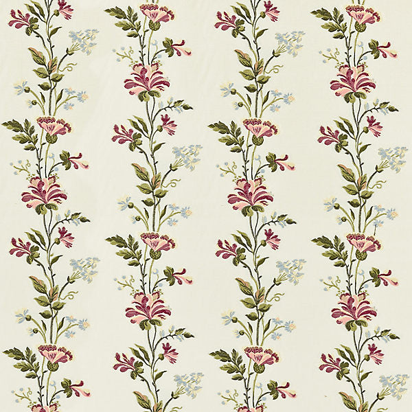 Carlotta Vine Tourmaline & Ivory by Old World Weavers Fabric Old World Weavers Fabric Carlotta Vine Tourmaline & IvoryFabric CLASSICS 60% SILK 40% VISCOSE ITALY </p><p>Repeat: H: 15", V: 15" 55.5" - Fabric Carolina -